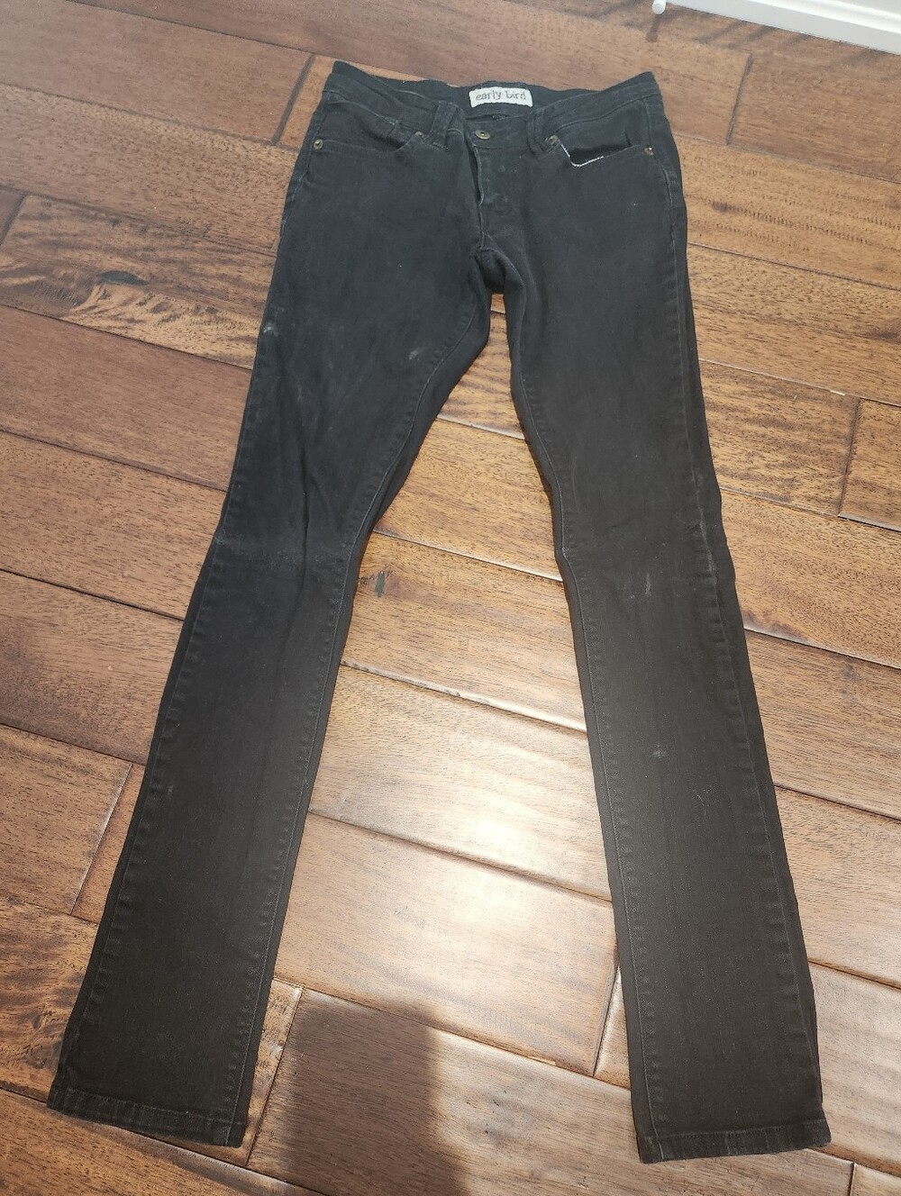 Early Bird Skinny Black Jeans